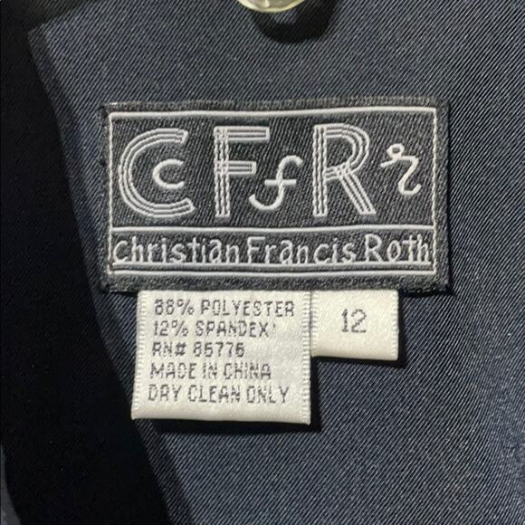 Christian Francis Roth 12 navy jacket euc - Picture 2 of 8